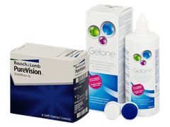 PureVision (6 lenzen) + Gelone 360 ml