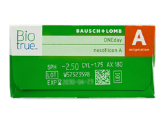 Biotrue ONEday for Astigmatism (90 lentilles)