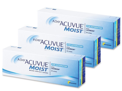 1 Day Acuvue Moist for Astigmatism (90 lentilles)