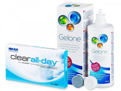 Clear All-Day (6 lenzen) + Gelone Lenzenvloeistof 360 ml