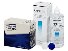 PureVision (6 lenzen) + Laim Care Vloeistof 400 ml