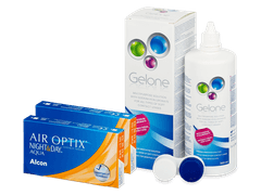 Air Optix Night and Day Aqua (2x3 lenzen) + Gelone 360 ml