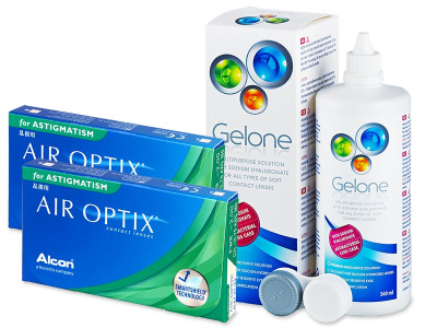Air Optix for Astigmatism (2x3 lenzen) + Gelone 360 ml