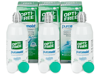 OPTI-FREE PureMoist Solution 3 x 300 ml 