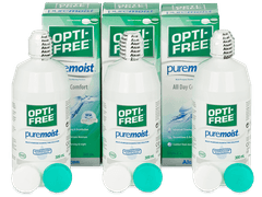 Solution OPTI-FREE PureMoist 3 × 300 ml 