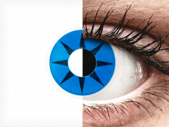 ColourVUE Crazy Lens - Blue Star - non correctrices (2 lentilles)