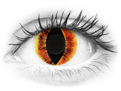ColourVUE Crazy Lens - Saurons Eye - non correctrices (2 lentilles)