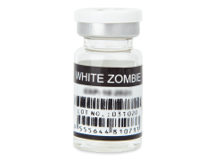 ColourVUE Crazy Lens - White Zombie - non correctrices (2 lentilles)
