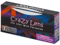 ColourVUE Crazy Lens - White Zombie - correctrices (2 lentilles)
