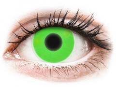 Groene Crazy Glow contactlenzen - ColourVUE (2 kleurlenzen)