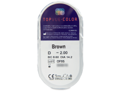 TopVue Color - Brown - correctrices (2 lentilles)