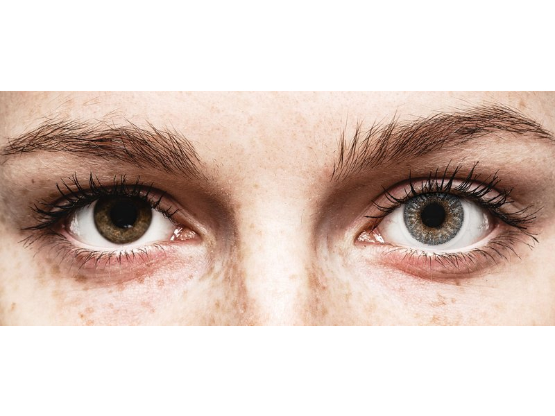 Grijze contactlenzen - met sterkte - TopVue Color (2 kleurlenzen)
