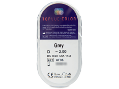 TopVue Color - Grey - correctrices (2 lentilles)