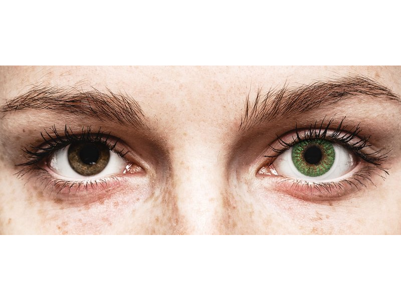 Groene contactlenzen - met sterkte - TopVue Color (2 kleurlenzen)