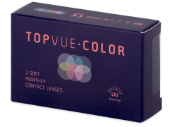 TopVue Color - Turquoise - met sterkte (2 kleurlenzen)