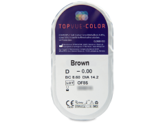 TopVue Color - Brown - zonder sterkte (2 lenzen)