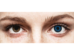 Blauwe Aqua contactlenzen - ColourVUE Eyelush (2 kleurlenzen)
