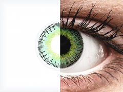 Groen en Gele contactlenzen - met sterkte - ColourVUE Fusion (2 kleurlenzen)