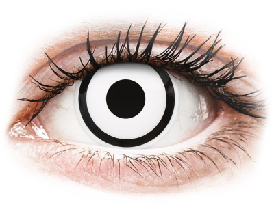ColourVUE Crazy Lens - White Zombie - journalières non correctrices (2 lentilles)