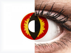 ColourVUE Crazy Lens - Dragon Eyes - zonder sterkte (2 gekleurde daglenzen)