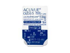 Acuvue Oasys 1-Day with HydraLuxe for Astigmatism (30 lenzen)