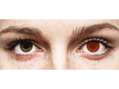 ColourVUE Crazy Lens - Red Screen - non correctrices (2 lentilles)