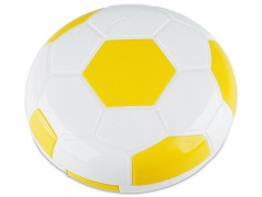 Lenzenhouder kit met spiegel Voetbal - geel 