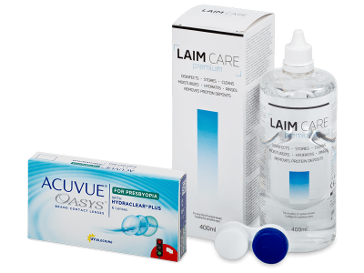 Acuvue Oasys for Presbyopia (6 lentilles) + Laim-Care 400 ml