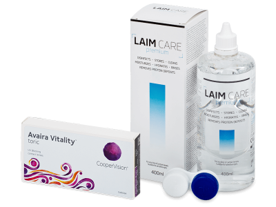 Avaira Vitality Toric (6 lenzen) + Laim-Care 400 ml
