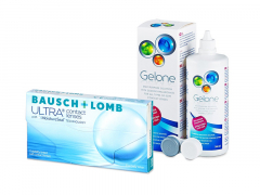 Bausch + Lomb ULTRA (3 lenzen) + Gelone 360 ml
