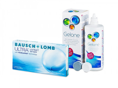 Bausch + Lomb ULTRA (6 lenzen) + Gelone 360 ml