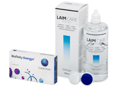 Biofinity Energys (3 lenzen) + Laim-Care 400 ml