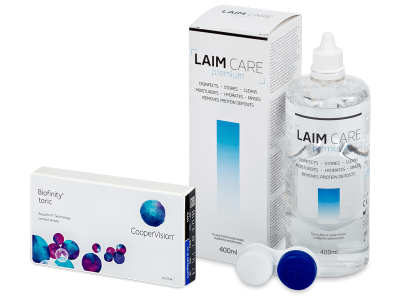 Biofinity Energys (6 lenzen) + Laim-Care 400 ml