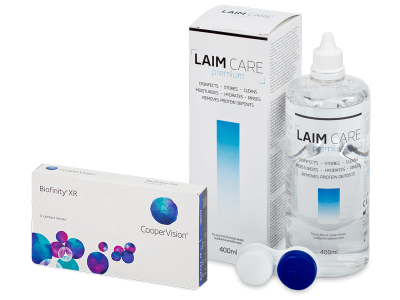 Biofinity XR (3 lenzen) + Laim-Care 400 ml