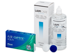 Air Optix Aqua (6 lentilles) + Laim Care 400ml