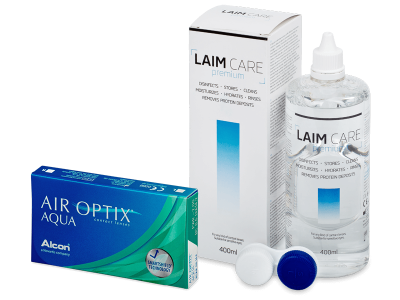 Air Optix Aqua (6 lenzen) + Laim Care 400ml