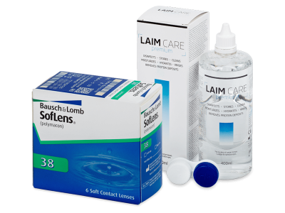 SofLens 38 (6 lenzen) + Laim-Care 400 ml