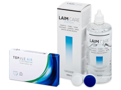 TopVue Air for Astigmatism (3 lenzen) + lenzenvloeistof Laim-Care 400 ml
