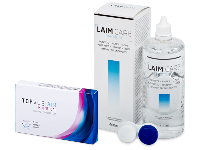 TopVue Air Multifocal (3 lenzen) + Laim-Care Lenzenvloeistof 400 ml