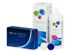 TopVue Premium (12 lentilles) + Gelone 360 ml