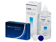 TopVue Premium (12 lentilles) + Solution Laim Care 400 ml