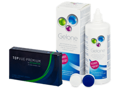 TopVue Premium for Astigmatism (3 lenzen) + Gelone 360 ml