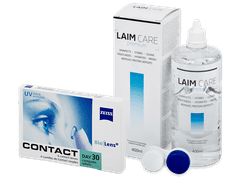 Carl Zeiss Contact Day 30 Compatic (6 lenzen) + Laim-Care vloeistof 400 ml