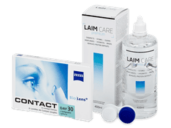 Carl Zeiss Contact Day 30 Compatic (6 lentilles) + solution Laim-Care 400 ml