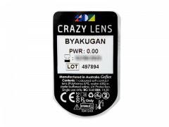 CRAZY LENS - Byakugan - zonder sterkte (2 gekleurde daglenzen)