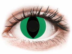 CRAZY LENS - Cat Eye Green - zonder sterkte (2 gekleurde daglenzen)