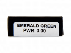 CRAZY LENS - Emerald Green - zonder sterkte (2 gekleurde daglenzen)