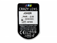 CRAZY LENS - Joker - journalières correctrices (2 lentilles)
