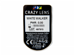 CRAZY LENS - White Walker - zonder sterkte (2 gekleurde daglenzen)