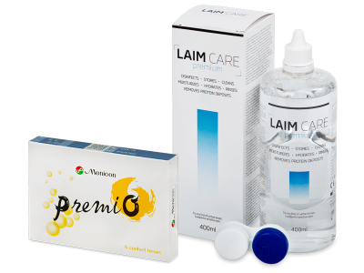 Menicon PremiO (6 lenzen) + Laim-Care Vloeistof 400 ml